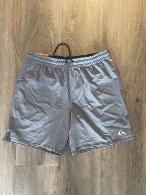 Quiksilver Gray Athletic  Shorts